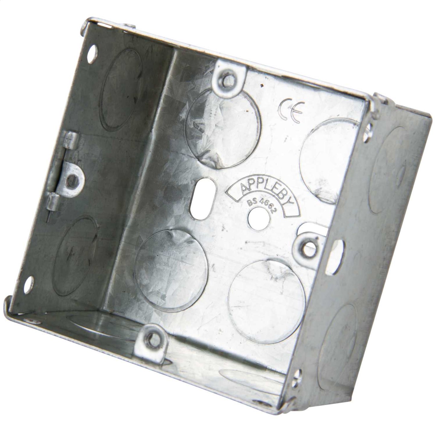 1 Gang 47mm Flush Metal Knockout Box (Sold in 1's)
