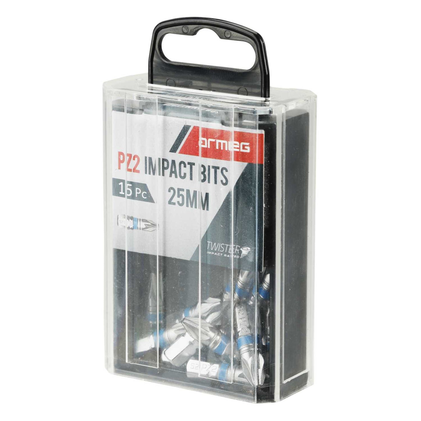 Armeg Tic-Tac PZ2 Magnetic Screwdriver Bits (Pack of 15)