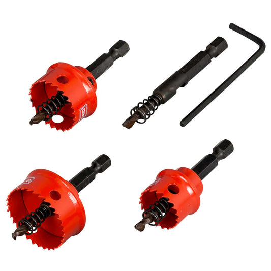 Armeg 3 Piece Sheet Steel Holesaw Set