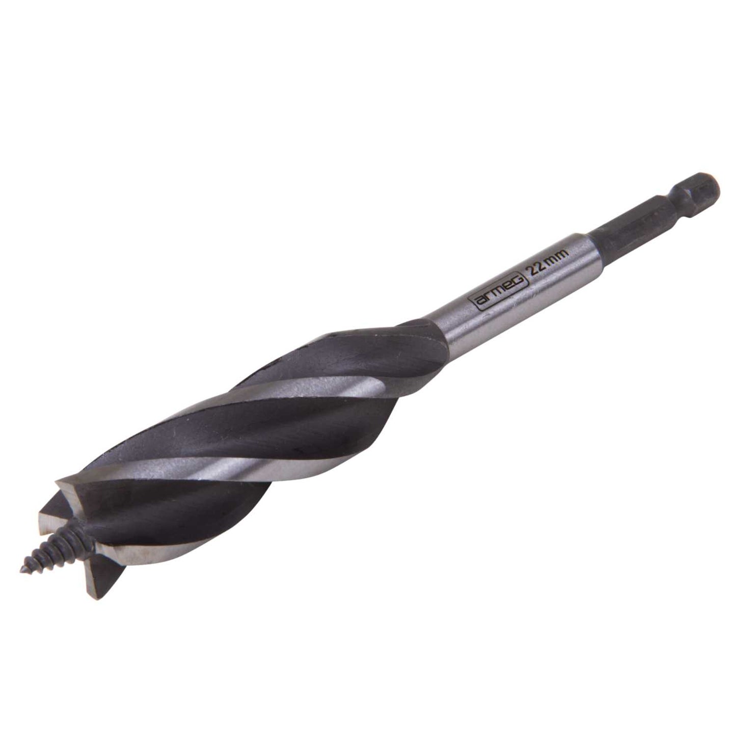 Armeg 22mm x 165mm Nail Proof Wood Beaver Drill Bit