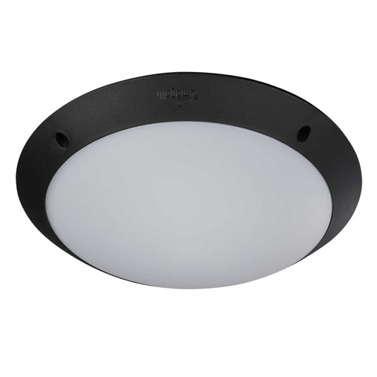 Asbac Lighting Lucia 9W/15W GX53 LED CCT Round Bulkhead Black