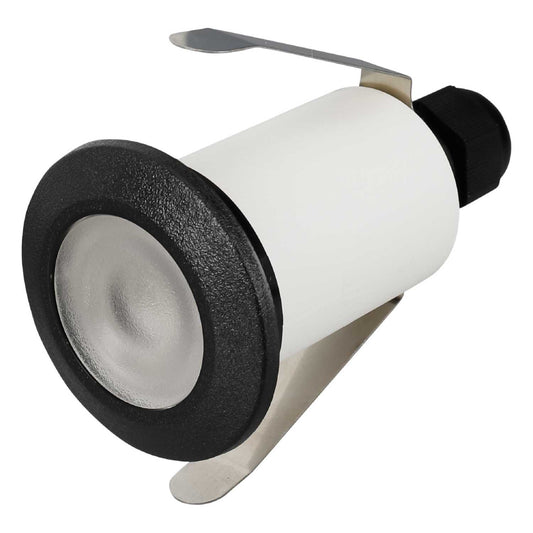 Fumagalli Teresa 1.7W G9 LED Decking / Soffit Light Fitting Black 3000K