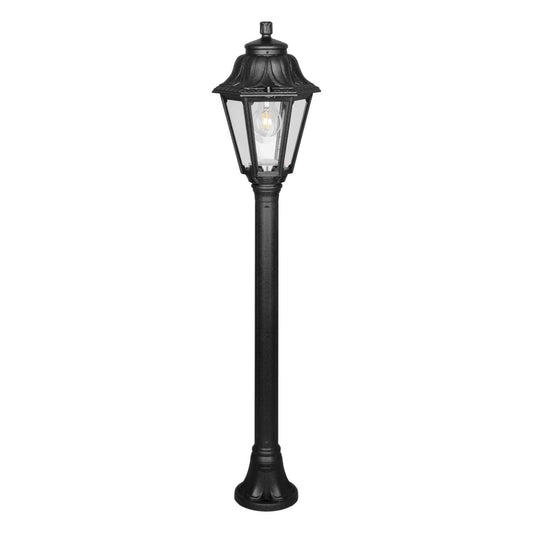 Fumagalli Anna Mizar 6W ES LED Post Lantern Black 2700K