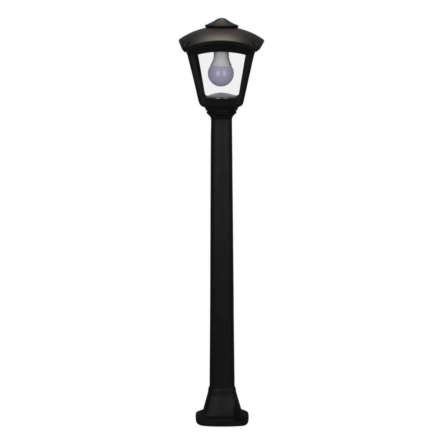 Asbac Lighting Roby Giaffa 8.5W LED CCT Post Lantern Black