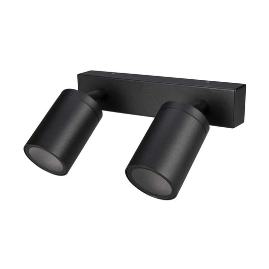 Astro Lighting Dartmouth Twin GU10 Spot Wall Light Black