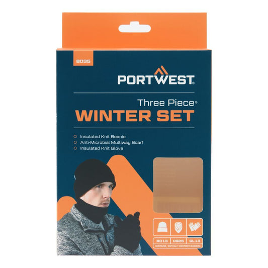 Winter Accessory Set (3pcs), , R, Black