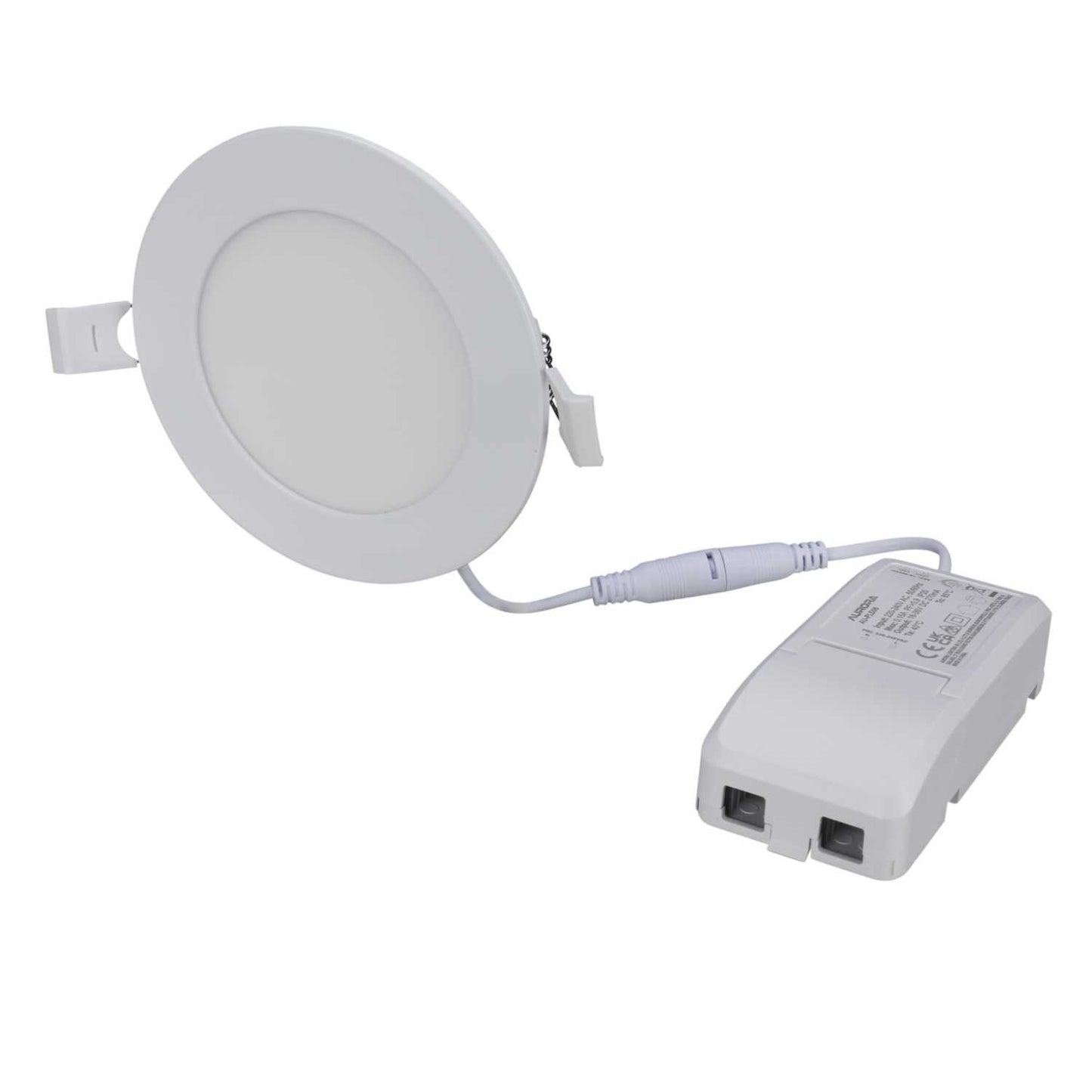 Aurora Lighting Slim-FitCS 6W LED 120mm CCT Switchable Downlight IP44