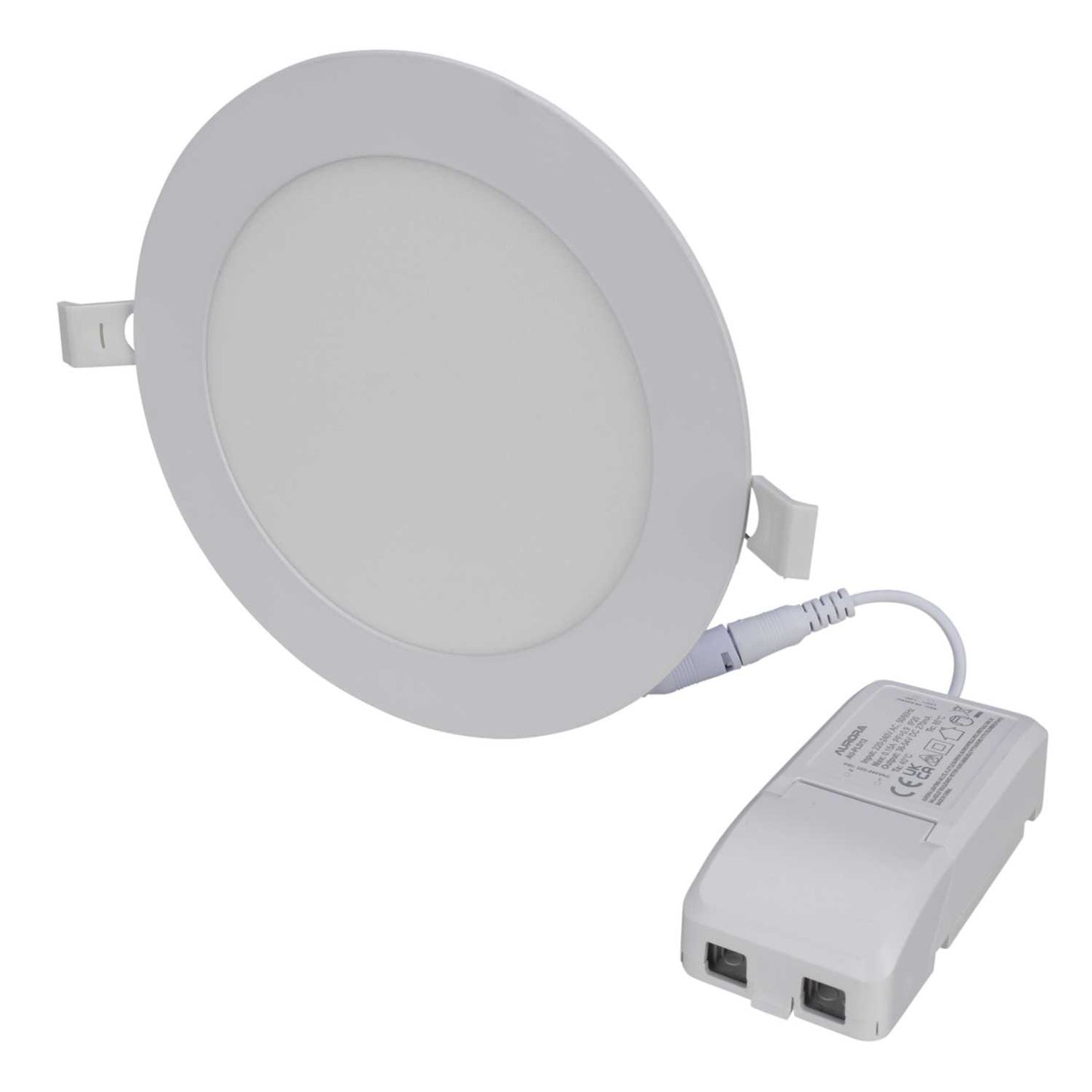 Aurora Lighting Slim-FitCS 12W LED 170mm CCT Switchable Downlight IP44