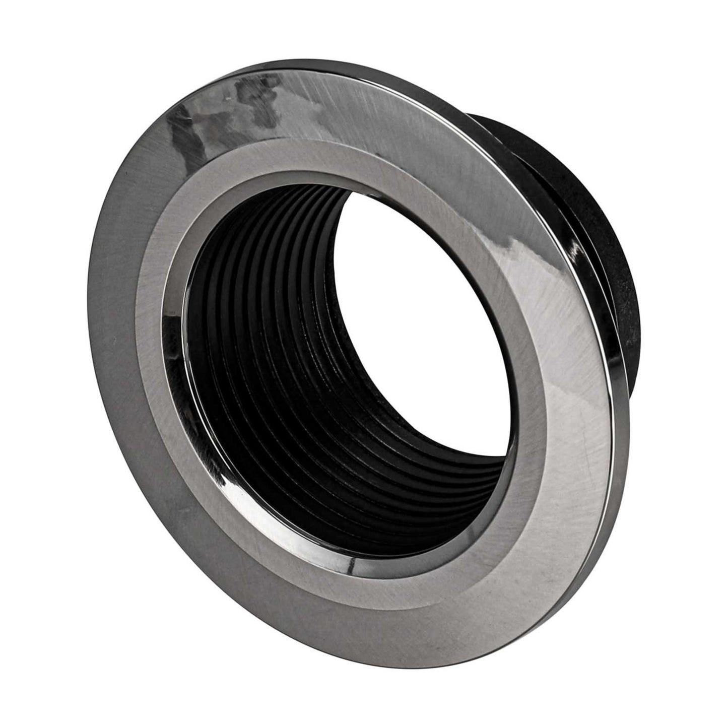 Aurora Lighting R6™ Fixed IP65 Polycarbonate Baffled Bezel Polished Chrome