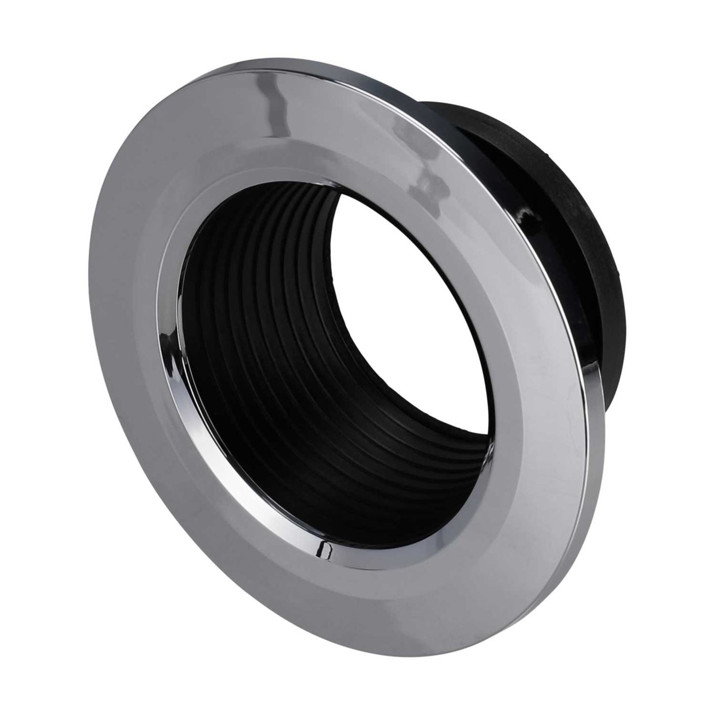 Aurora Lighting R6™ Fixed IP65 Polycarbonate Baffled Bezel Satin Nickel