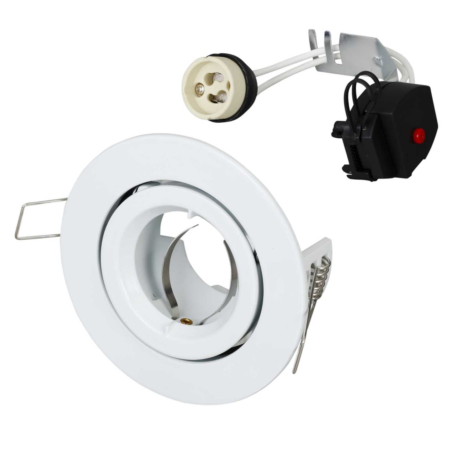 Aurora Lighting Edlm™ PRO GU10 Adjustable Wall Wash Downlight White