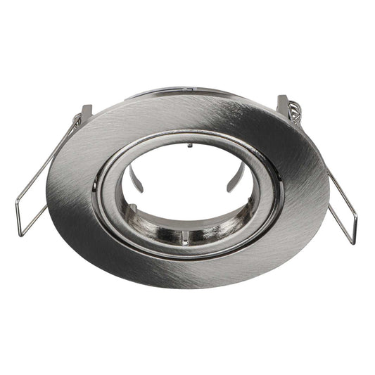 Aurora Lighting Edlm™ PRO GU10 230V Adjustable Downlight Satin Nickel