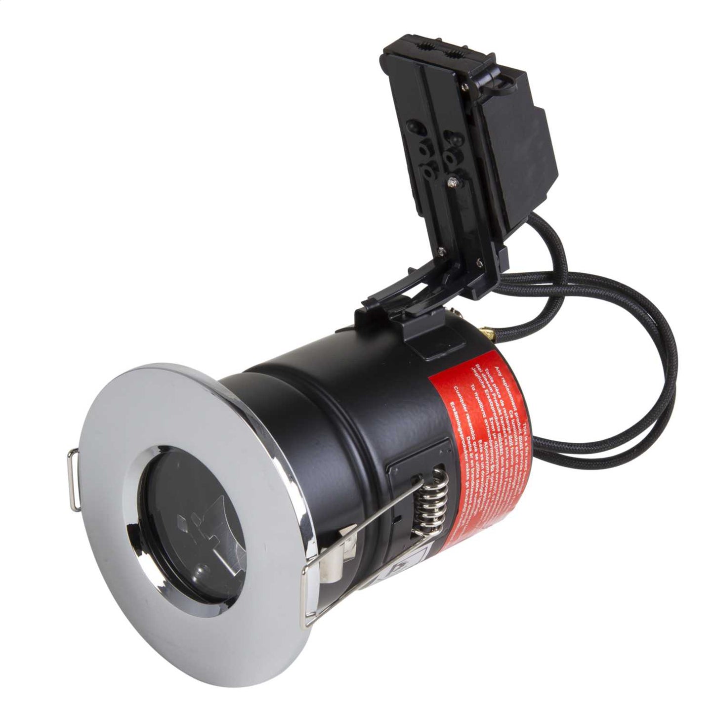 Aurora Lighting EFD™ 50W IP65 GU10 Fire Rated Downlight Polished Chrome