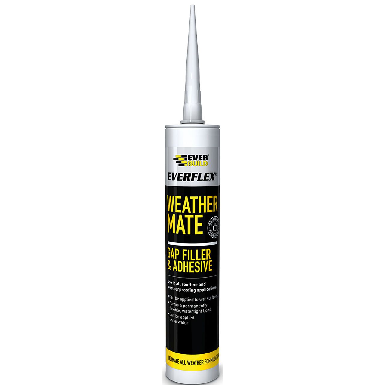 Everbuild Weathermate Sealant Black C3 WEABK