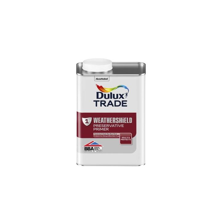 DULUX TRADE WEATHERSHIELD EXTERIOR PRESERVER PRIMER PLUS 1l 5330419