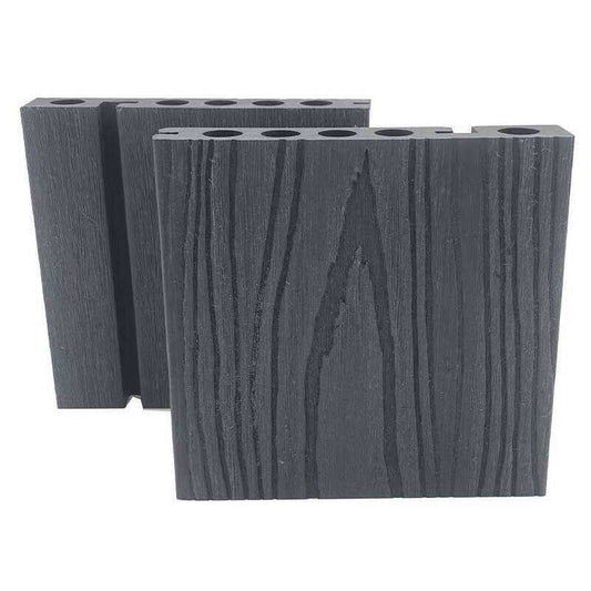 COMPLETE COMPOSITE DECKING NOSEBOARD DUAL 138 x 22 x 3600mm MIST CCDNBM