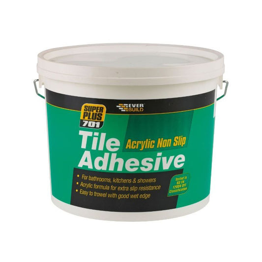 Everbuild 701 Non Slip Tile Adhesive 7.5Kg NS05