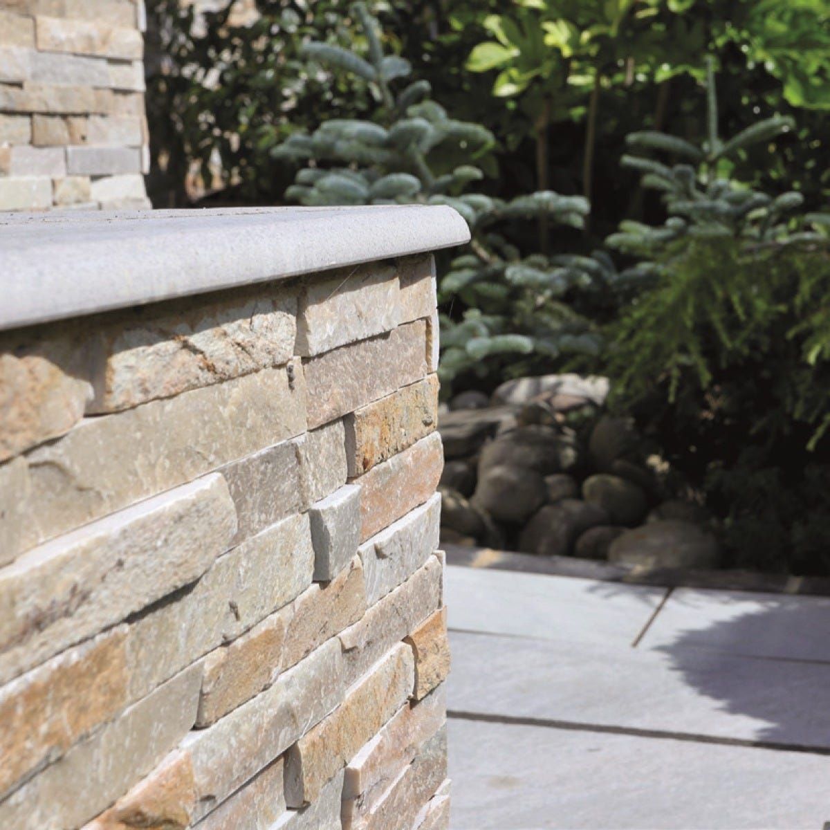 BRADSTONE SLATE SLIPS 650 x 150 x 10-20mm RUSTIC GOLD (PACK OF 6) 22790
