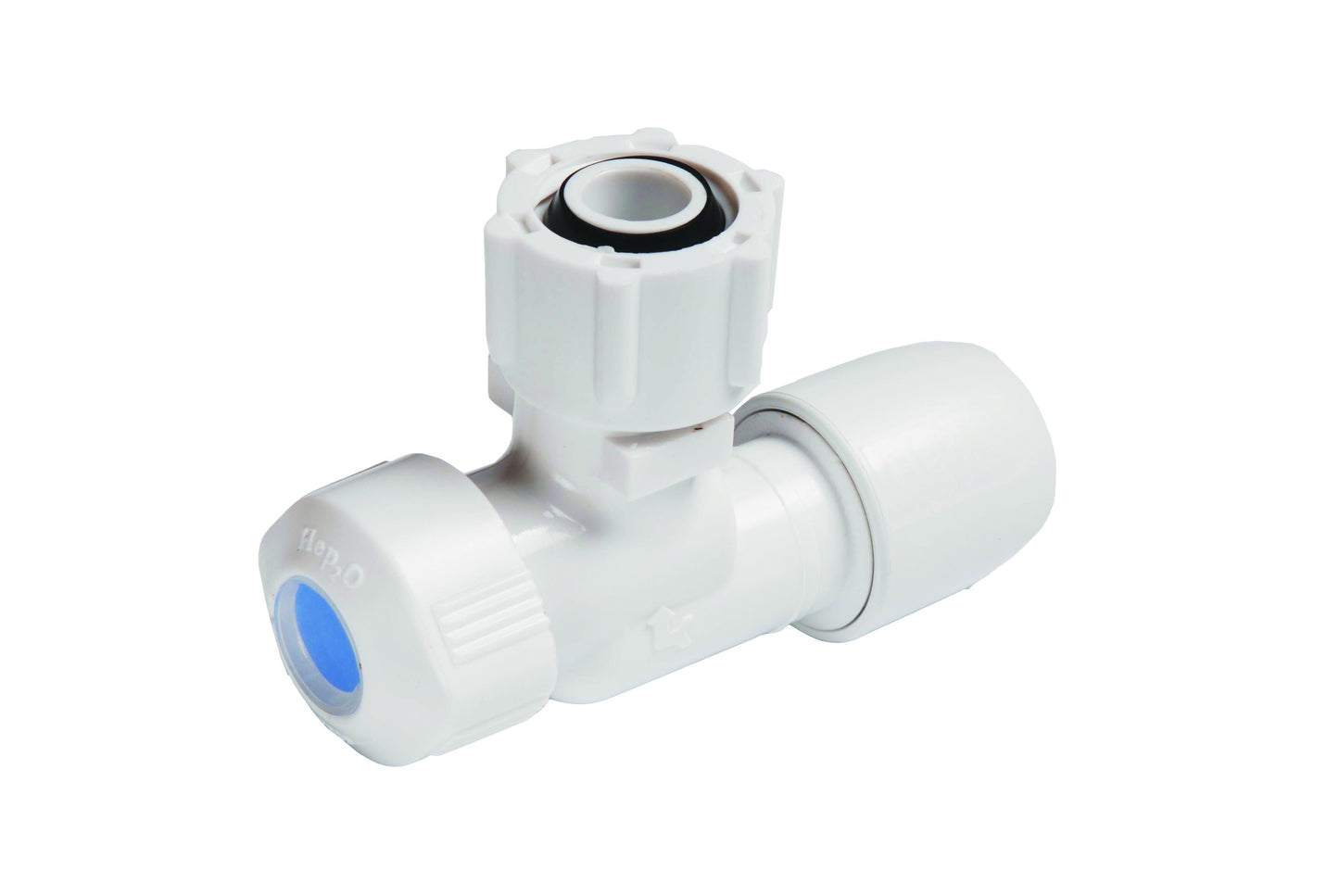 HEP2O ANGLED SERVICE VALVE 1/2" x 15mm HX19/15W