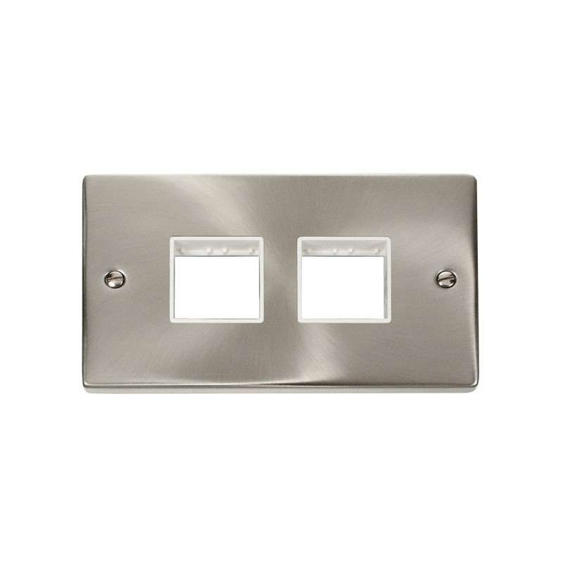 CLICK VPSC404WH 2&2 MOD SAT CHROME APPATURE