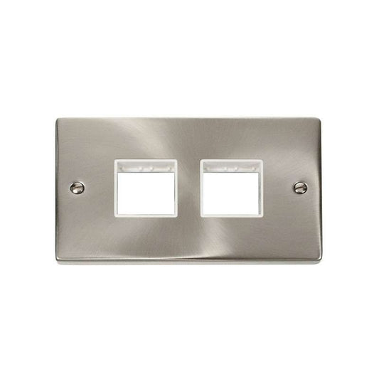 CLICK VPSC404WH 2&2 MOD SAT CHROME APPATURE