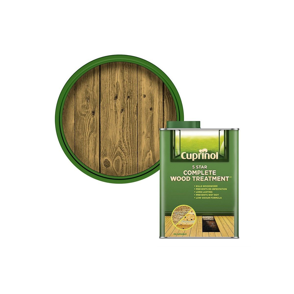 CUPRINOL 5 STAR COMPLETE WOOD TREATMENT 1l CLEAR 5362485