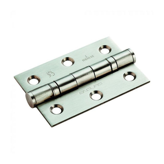 75mm x 50mm PAIR BALL BEARING HINGES GRADE 7 SATIN STAINLESS STEEL HIN1322/7SSS