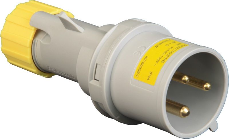 LEWDEN PM32/1000FPB PLUG IP44 32A 110V 2P+E YEL