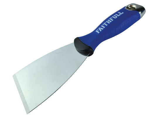 FAITHFULL FAISGSK100ME SOFT GRIP STRIPPING KNIFE 100mm