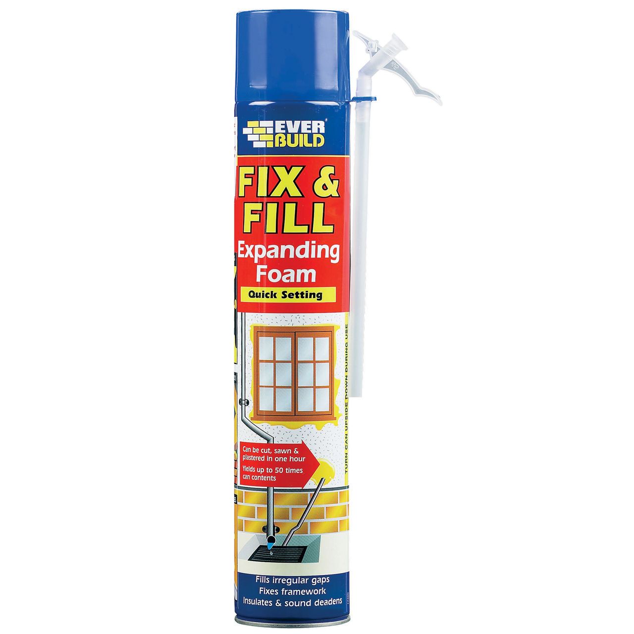 Everbuild Fix & Fill Foam 750ml EVFF7