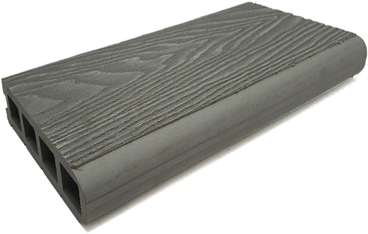 COMPLETE COMPOSITE DECKING NOSEBOARD PREMIER SILVER 130 x 25 x 3660mm CCPNBS