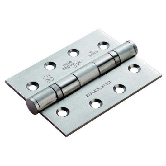 102 x 76mm PACK 3 BALL BEARING HINGES GRADE 13 SATIN STAINLES STEEL HIN1433P/13SSS/3P