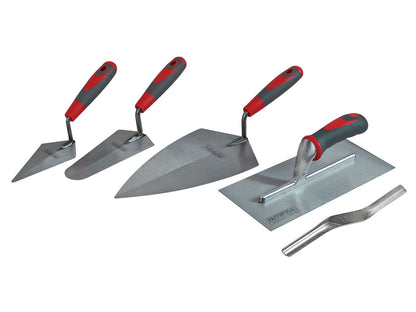 FAITHFULL FAISGTSET5 SOFT GRIP TROWEL SET (5 PIECE)