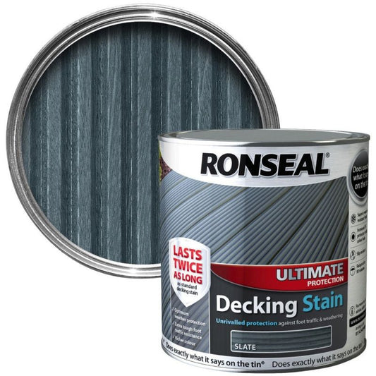 RONSEAL ULTIMATE DECKING STAIN 2.5l SLATE 39122