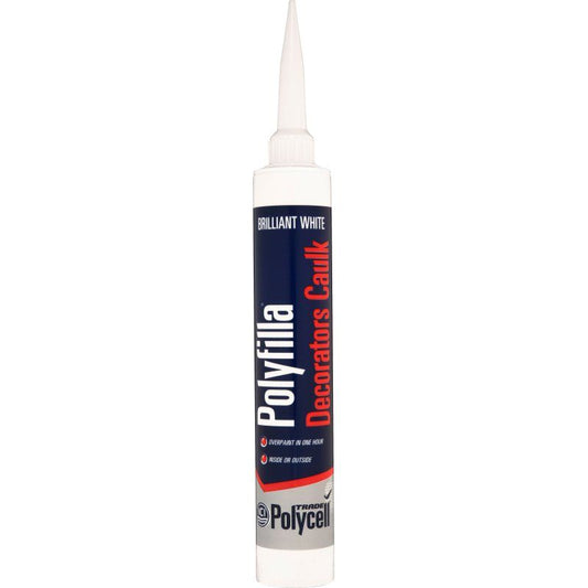 POLYFILLA TRADE DECORATORS CAULK MAGNOLIA 380ml TUBE 5085010