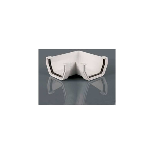 BRETT SQUARESTYLE GUTTER ANGLE 90deg ARCTIC WHITE BR058A