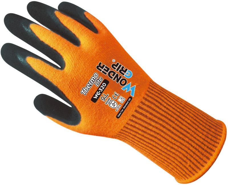 WONDER GRIP THERMO LITE LATEX PALM GLOVES EXTRA LARGE WG320101P