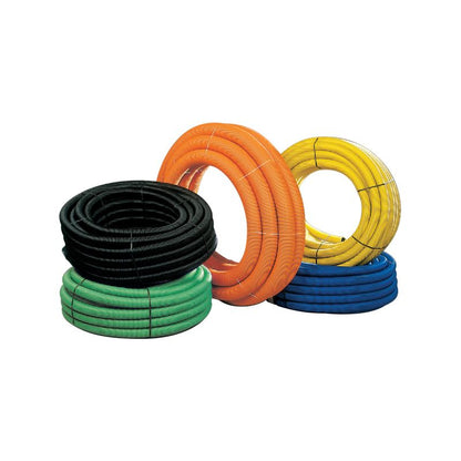 POLYPIPE RIDGICOIL UTILITIES INCL COUPLER 63mm x 50m COIL BLUE RC63X50BL