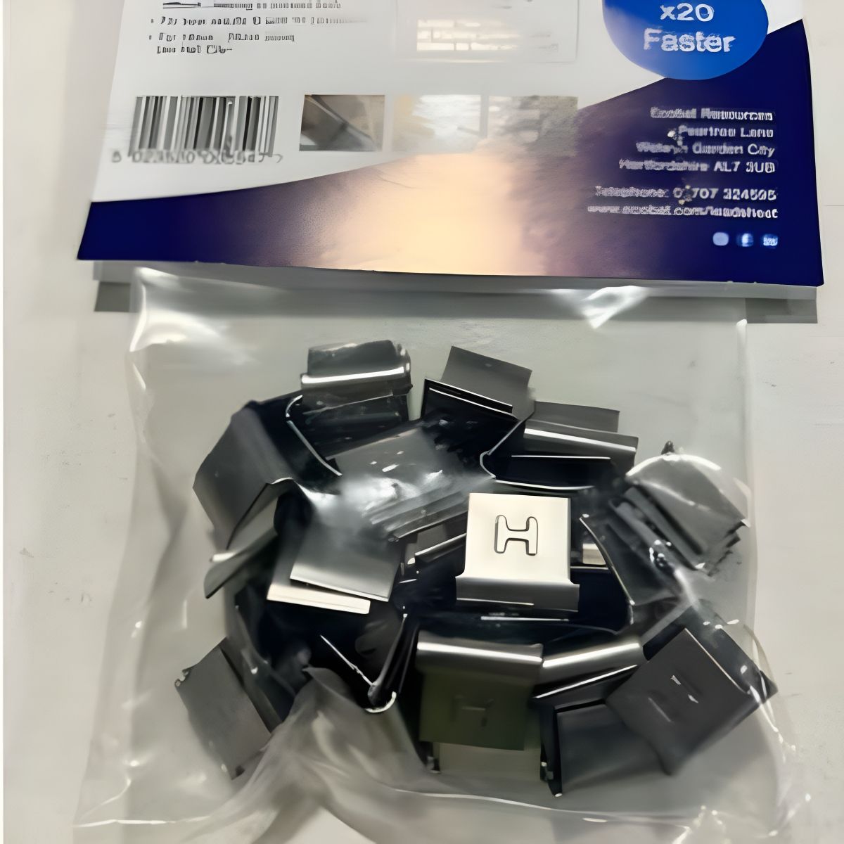 ECOBAT LEAD FLASHING HALL CLIPS CHASE 16-6mm (PACK OF 50) 9000027