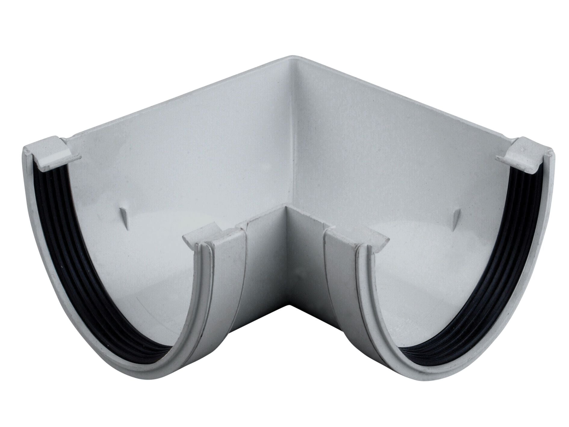OSMADEEPLINE 9T903 PVCU GUTTER ANGLE 90deg 113mm 9T903G GREY