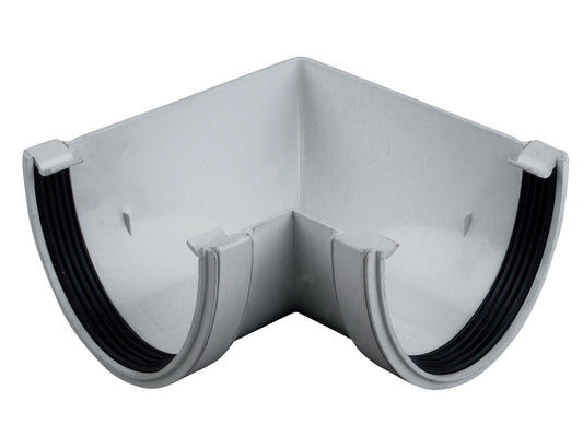 OSMADEEPLINE 9T903 PVCU GUTTER ANGLE 90deg 113mm 9T903G GREY