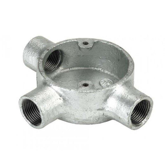 NIGLON CB325G 25MM TEE BOX GALV