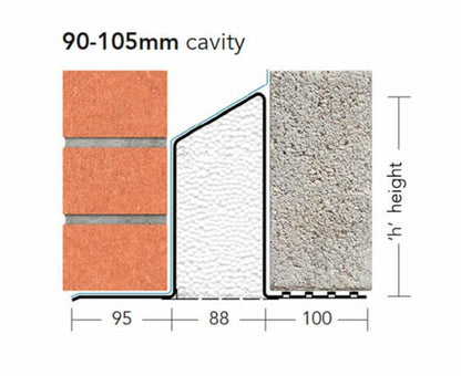 KEYSTONE C/W EXTRA HEAVY DUTY LINTEL XHD/K-90 2550mm KXH9255