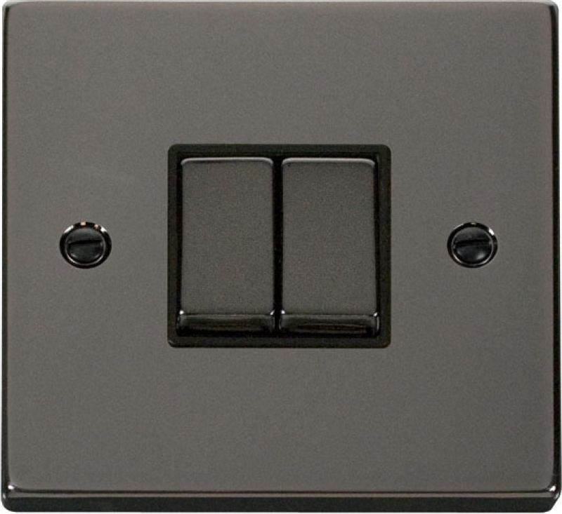 CLICK VPBN412BK 2G 2WAY 10A SWITCH BLK NICKEL