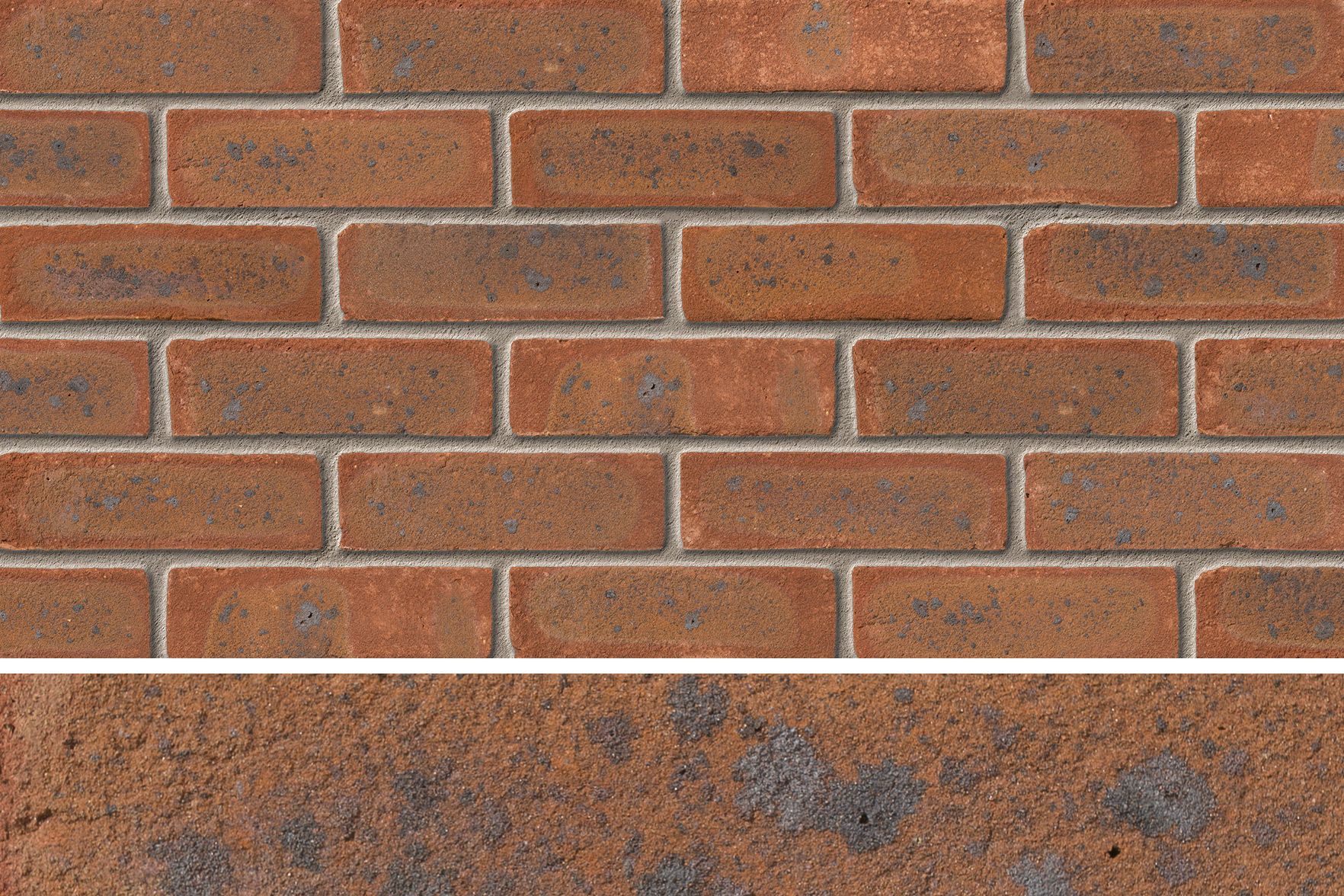 IBSTOCK PARKHOUSE WESTON RED MULTI STOCK BRICK 65mm (100 PER LEG) A3055A