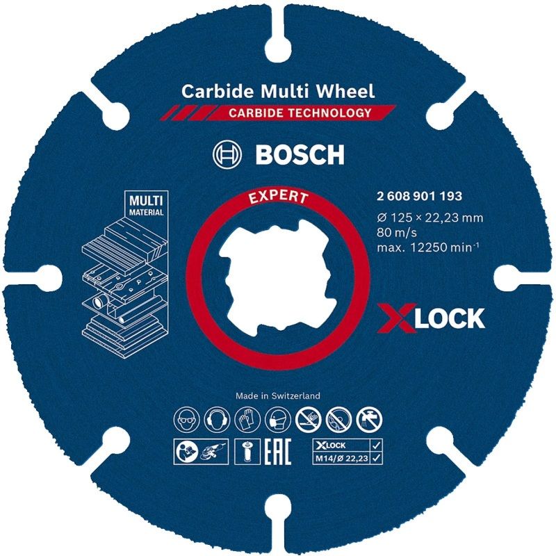 BOSCH 2608901192 X-LOCK CARBIDE MULTI WHEEL 115mm