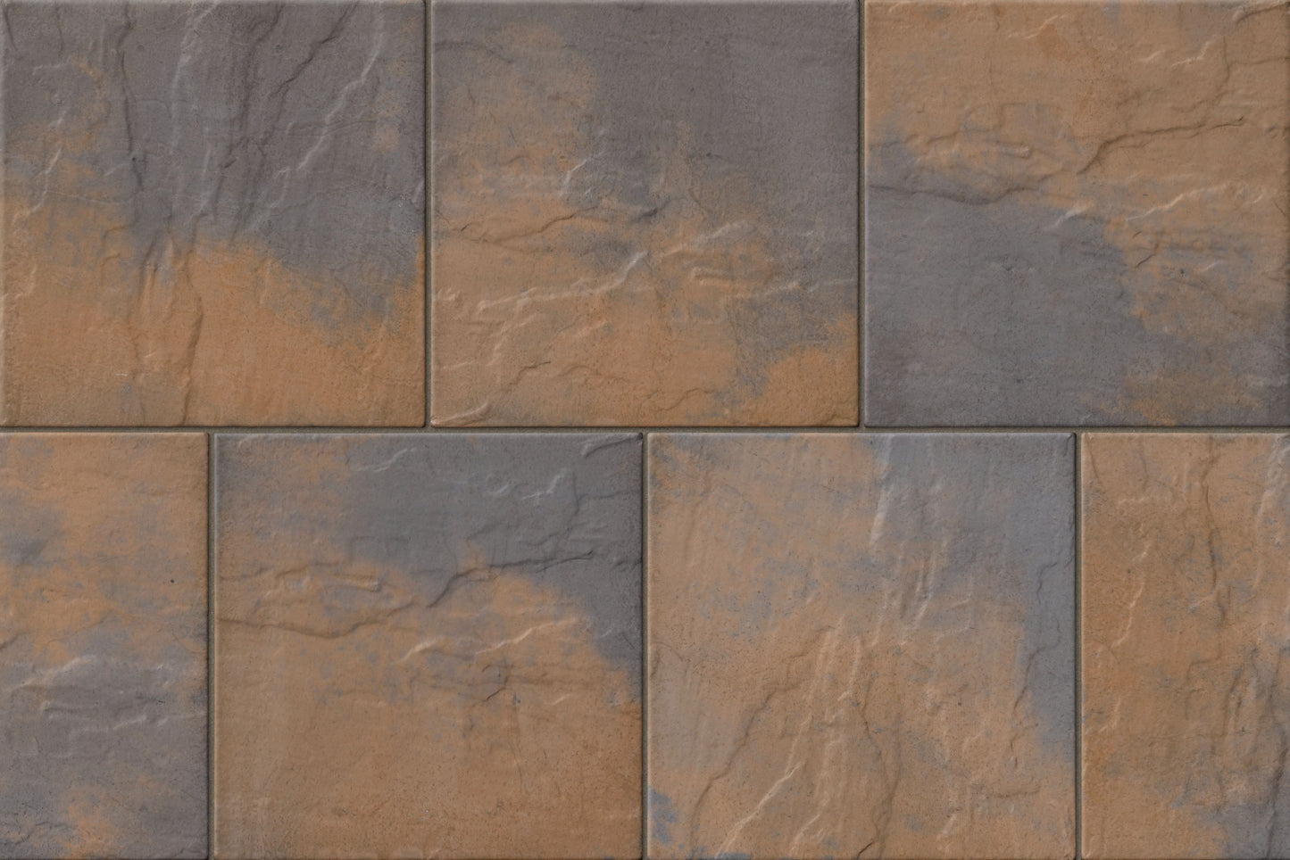 MARSHALLS HERITAGE PAVING 600 x 450 x 38mm CALDER BROWN CF0500201