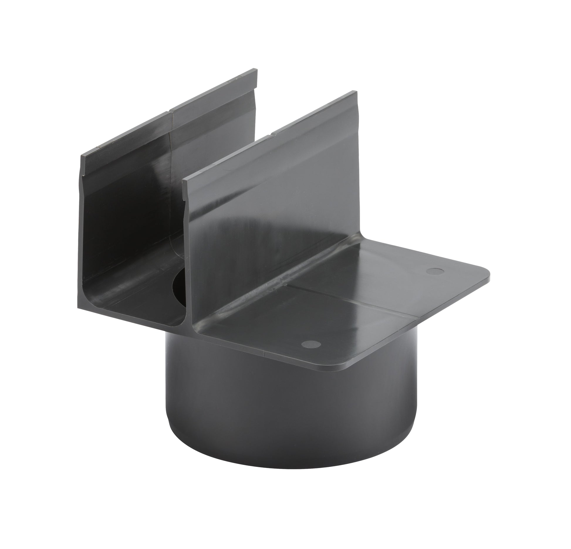ACO THRESHOLD DRAIN BOTTOM OUTLET 110mm dia 133 x 133 x 133mm 19011