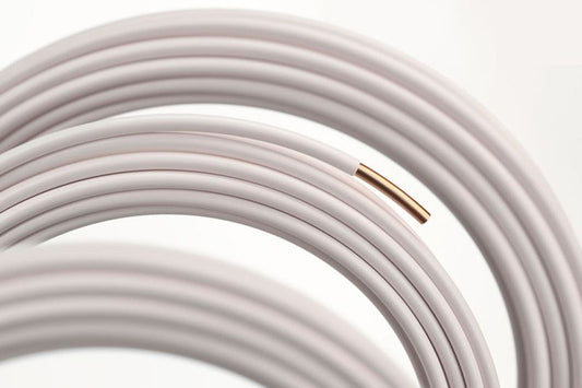 YCT MINI KUTERLEX WHITE P/C COPPER TUBE 10mm x 50m MKW1050