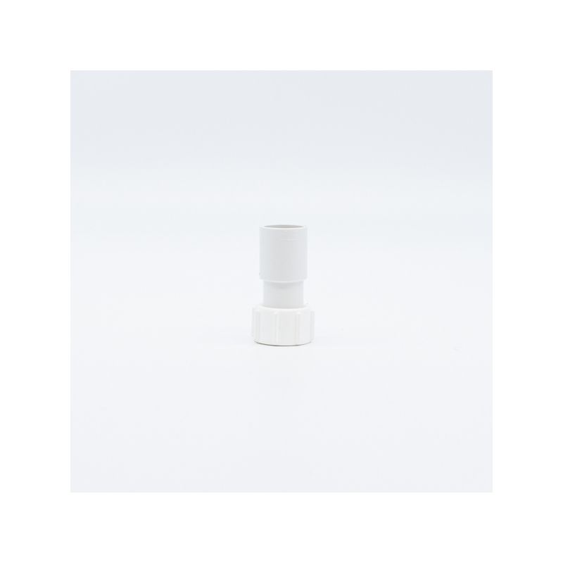 POLYPIPE ABS OVERFLOW STRAIGHT ADAPTOR 21.5mm NS47W WHITE